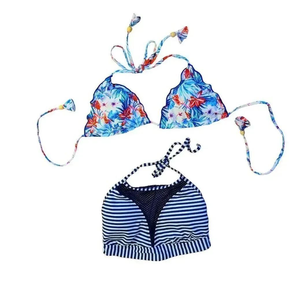 Two Bikini Tops Bathing Suit Swim Wear